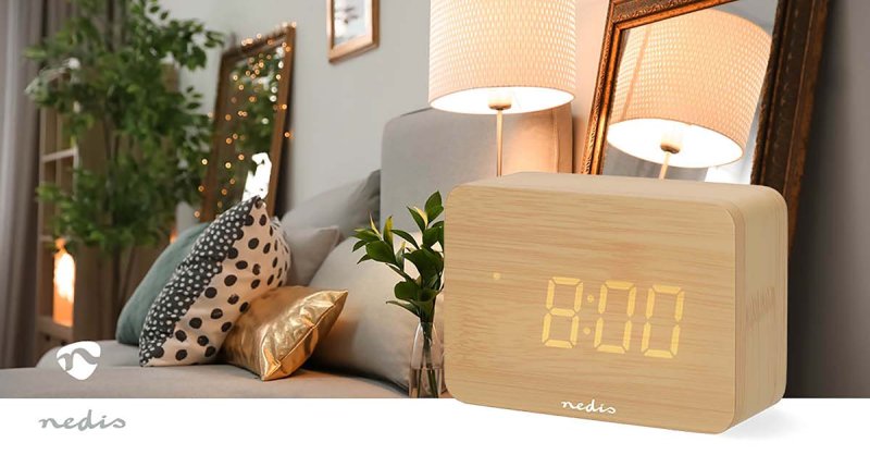 Digitální Stolní Budík | LED  CLDK2008BN - obrázek č. 5