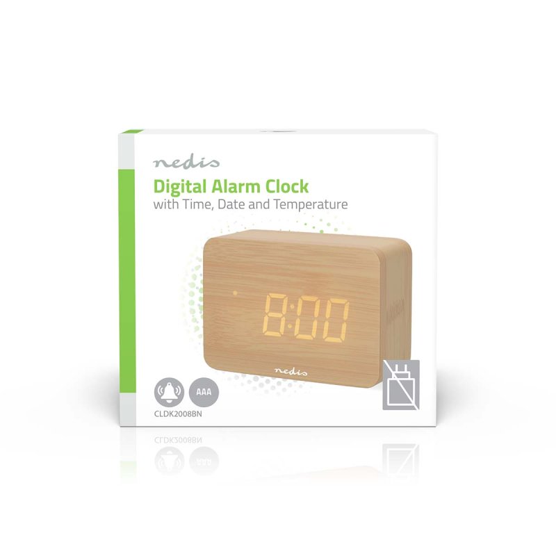 Digitální Stolní Budík | LED  CLDK2008BN - obrázek č. 13