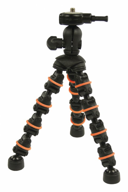 Flexibilní Stativ 18 cm 0.5 kg Černá/Oranžová - obrázek produktu