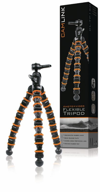 Flexibilní Stativ 32.5 cm 2.5 kg Černá/Oranžová - obrázek č. 1