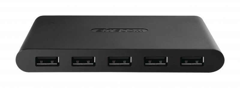 7 Portů Rozbočovač USB 2.0 Napájený Černá - obrázek č. 1