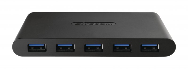 7 Portů Rozbočovač USB 3.0 Napájený Černá - obrázek č. 1