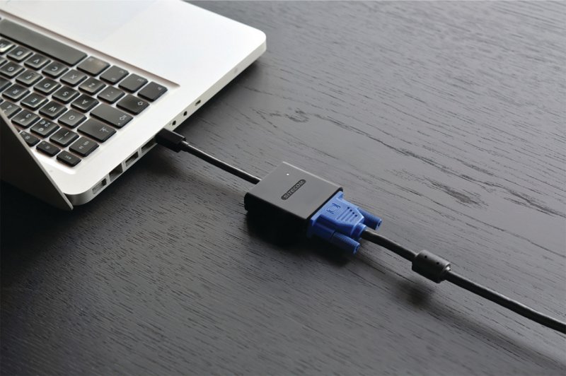 Adaptér Mini DisplayPort mini DisplayPort - VGA Zásuvka Černá - obrázek č. 5