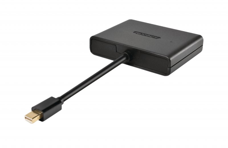 Adaptér Mini DisplayPort mini DisplayPort - VGA Zásuvka / HDMI Zástrčka Černá - obrázek č. 1