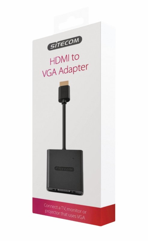 Adaptér High Speed HDMI HDMI - VGA Zásuvka Černá - obrázek č. 4