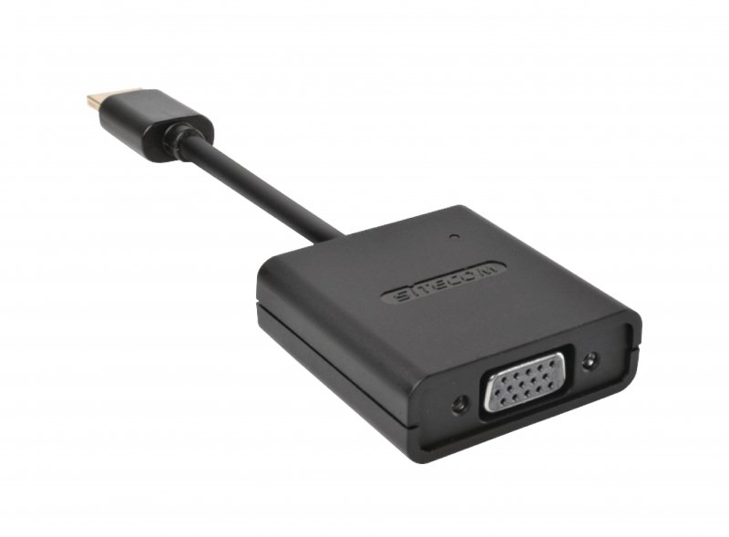Adaptér High Speed HDMI HDMI - VGA Zásuvka Černá - obrázek č. 1