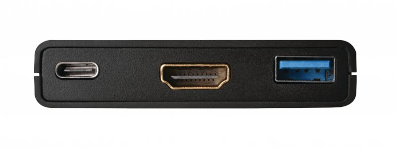 Adaptér USB-C Zástrčka - USB A Zásuvka / USB-C Zásuvka / HDMI Zásuvka Černá - obrázek č. 7