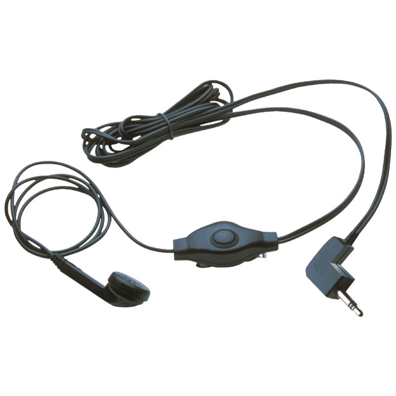 Headset Do ucha 2.5 mm 2.5 mm Vestavěný mikrofon 1.42 m Černá - obrázek produktu
