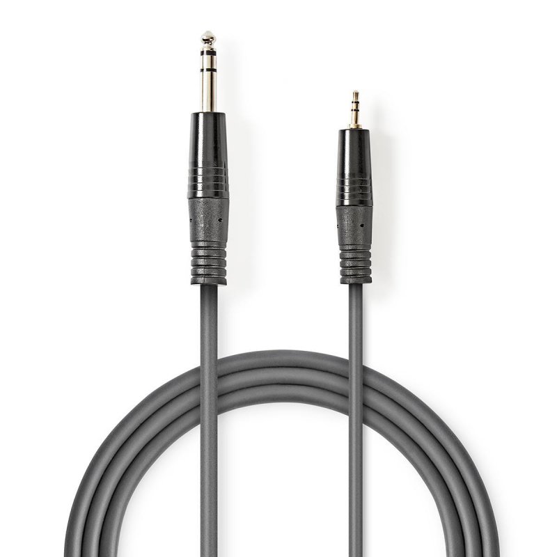 Stereo Audio Kabel | Muž 6,35 mm  COTH23205GY30 - obrázek produktu