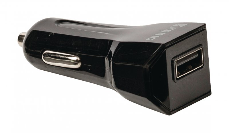 Nabíječka Do Auta 1-Výstup 1.2 A USB Černá - obrázek č. 2