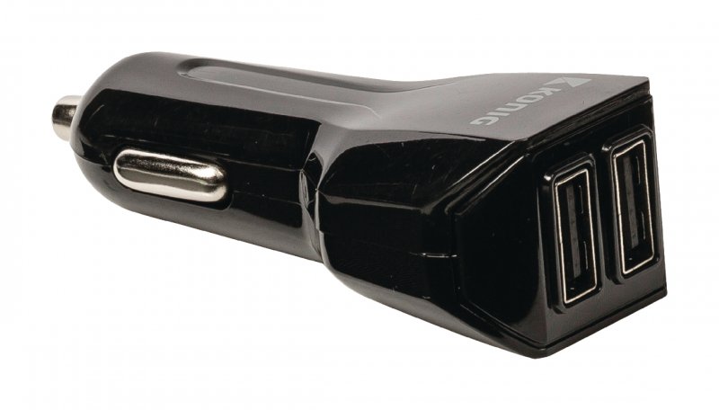 Nabíječka Do Auta 2-Výstupy 3.1 A USB Černá - obrázek č. 2