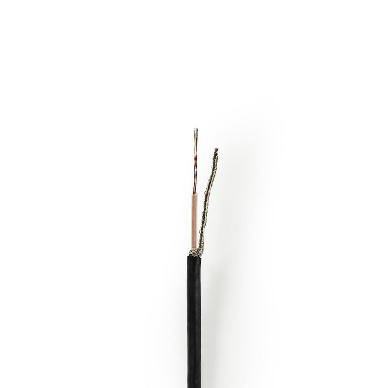 Koaxiální Kabel na Cívce | RG174 | 50 Ohm | 1x Stíněný | ECA | 50.0 m | Koax | PVC | Černá | Dárkový Box - obrázek produktu