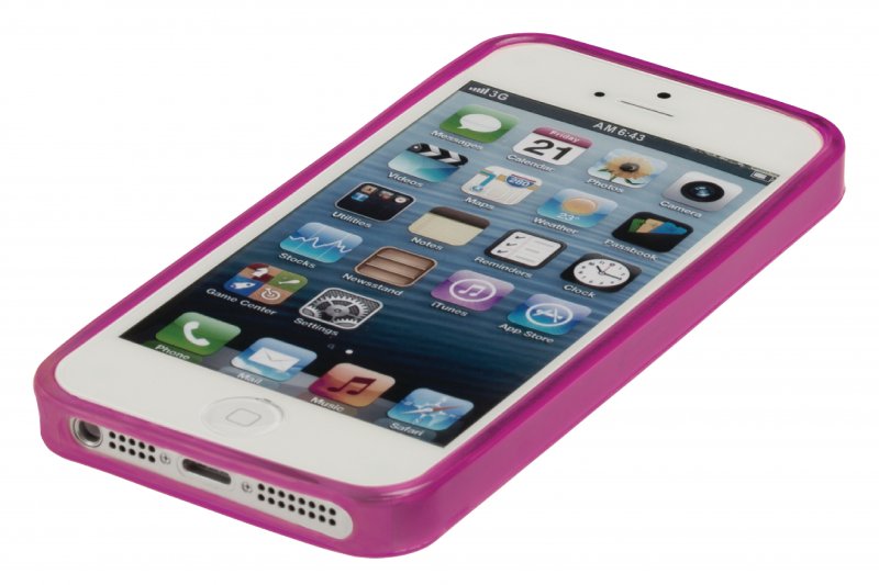 Telefon Gelové Pouzdro Apple iPhone 5s Růžová - obrázek č. 2