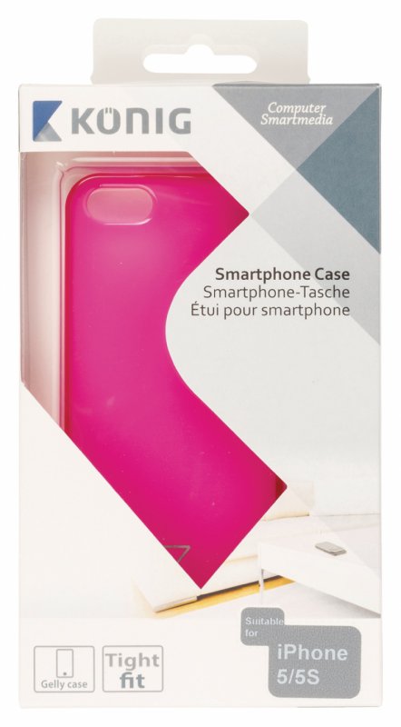 Telefon Gelové Pouzdro Apple iPhone 5s Růžová - obrázek č. 3