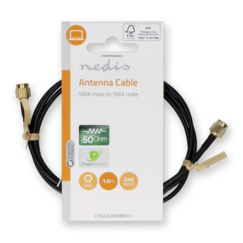 Anténní kabel | SMA zástrčka  CSGL02000BK10 - obrázek č. 2