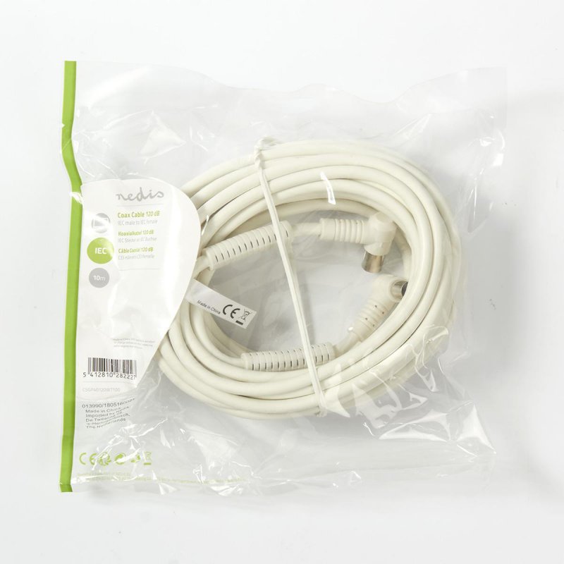 Koaxiální Kabel | IEC (Koax) Zástrčka  CSGP40120WT100 - obrázek č. 2