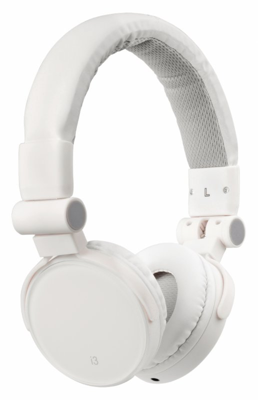 Headset Na Uši 3.5 mm Vestavěný mikrofon Bílá - obrázek č. 1