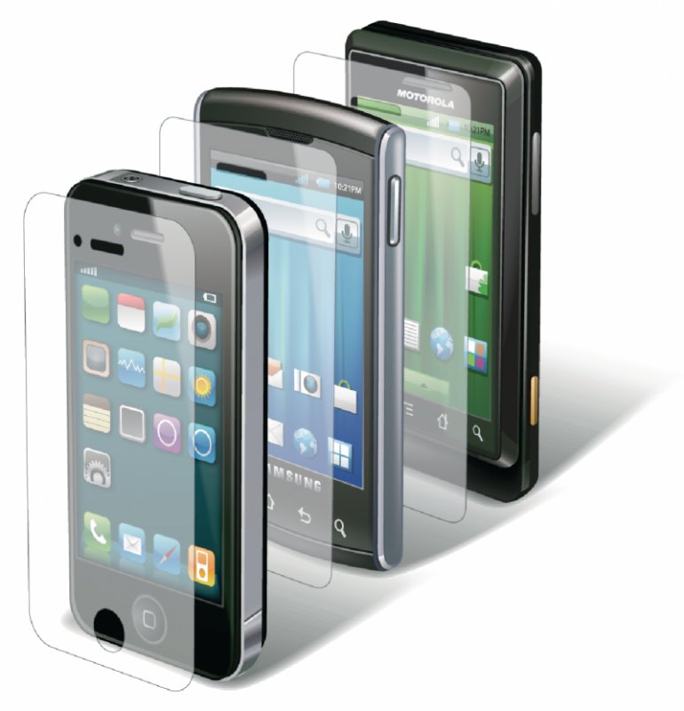 Extrémně Čirá Ochranná Fólie Apple iPhone 4 / Apple iPhone 4s - obrázek produktu
