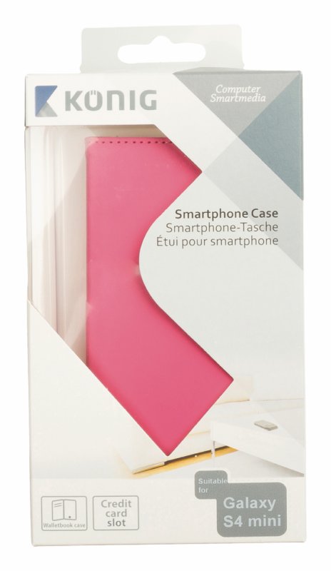 Telefon Peněženkové Pouzdro Samsung Galaxy S4 Mini Růžová - obrázek č. 2
