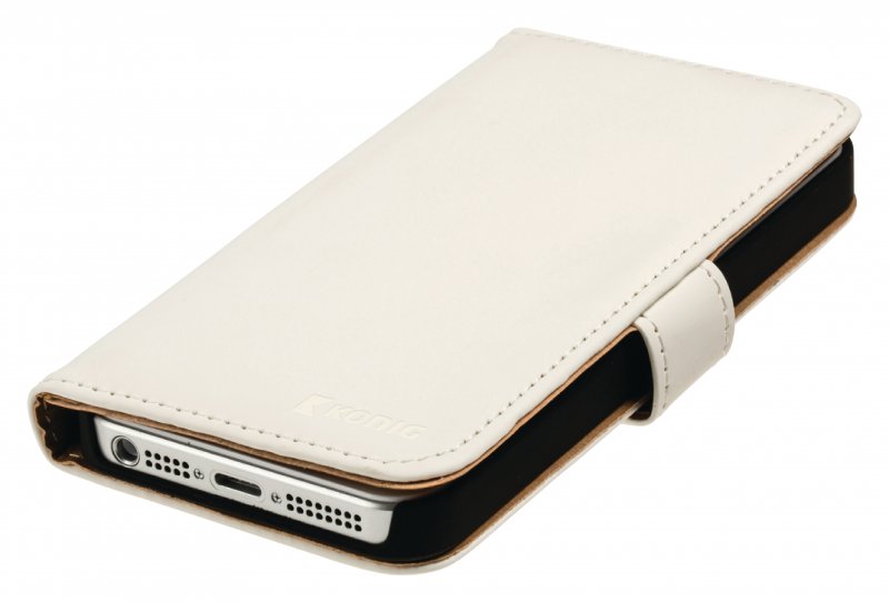 Telefon Peněženkové Pouzdro Apple iPhone 5s Bílá - obrázek č. 1