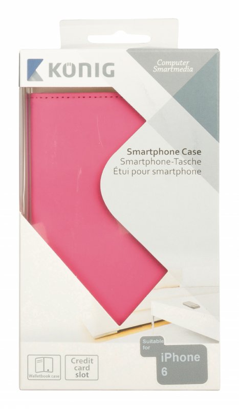 Telefon Peněženkové Pouzdro Apple iPhone 6 / 6s Růžová - obrázek č. 2