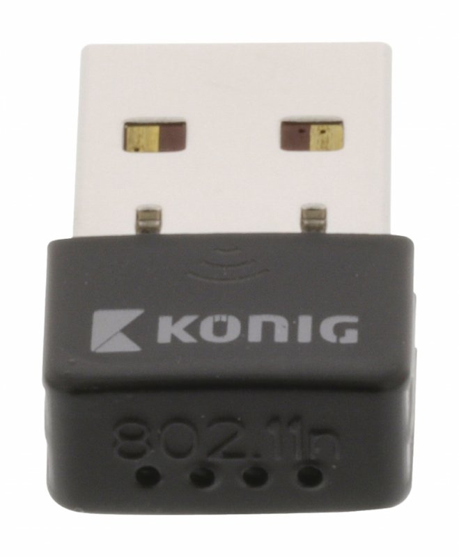 Bezdrátový USB Adaptér N150 2.4 GHz Wi-Fi Černá - obrázek č. 5