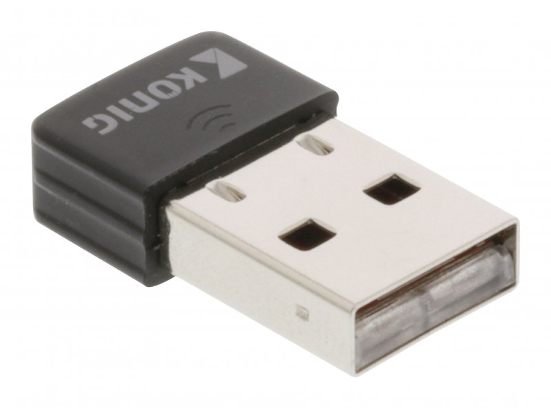 Bezdrátový USB Adaptér N150 2.4 GHz Wi-Fi Černá - obrázek č. 3