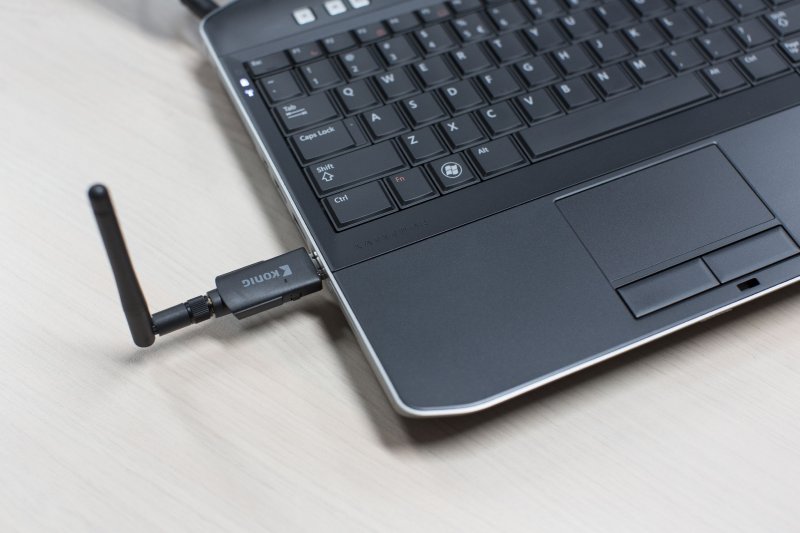 Bezdrátový USB Adaptér N300 2.4 GHz Wi-Fi Černá - obrázek č. 3