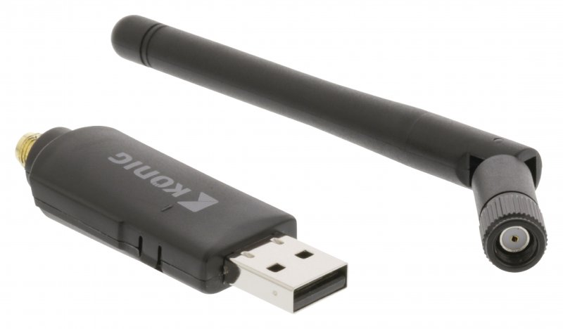 Bezdrátový USB Adaptér N300 2.4 GHz Wi-Fi Černá - obrázek č. 12