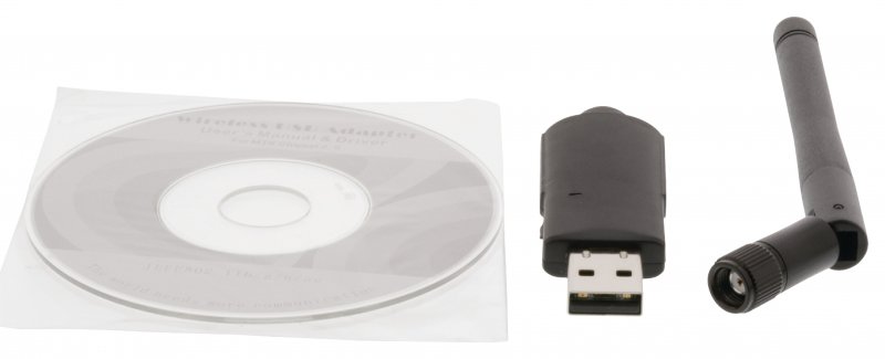 Bezdrátový USB Adaptér N300 2.4 GHz Wi-Fi Černá - obrázek č. 5