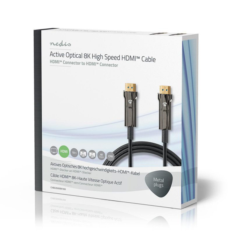 Aktivní Optický Ultra High Speed HDMI™ Kabel s Ethernetem  CVBG3500BK100 - obrázek č. 4