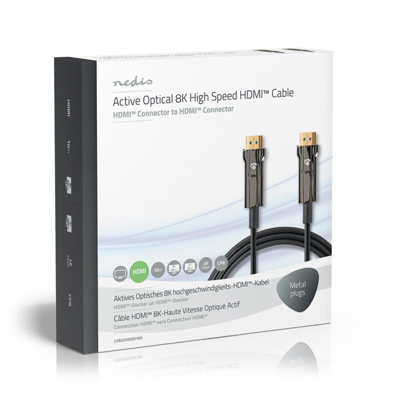 Aktivní Optický Ultra High Speed HDMI™ Kabel s Ethernetem  CVBG3500BK100 - obrázek č. 5