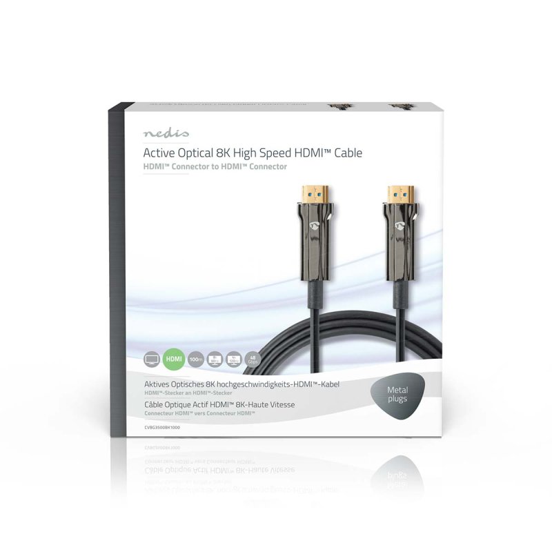 Aktivní Optický Ultra High Speed HDMI™ Kabel s Ethernetem  CVBG3500BK1000 - obrázek č. 3