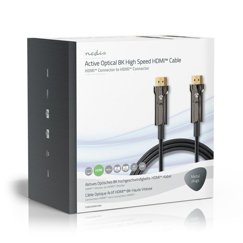 Aktivní Optický Ultra High Speed HDMI™ Kabel s Ethernetem  CVBG3500BK1000 - obrázek č. 5