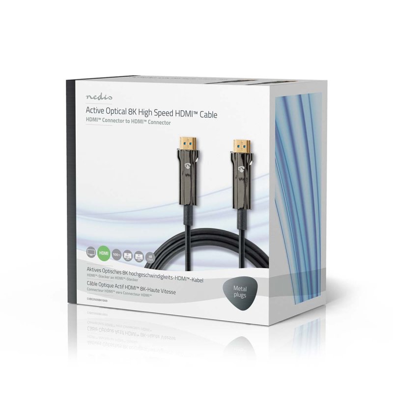 Aktivní Optický Ultra High Speed HDMI™ Kabel s Ethernetem  CVBG3500BK1000 - obrázek č. 4