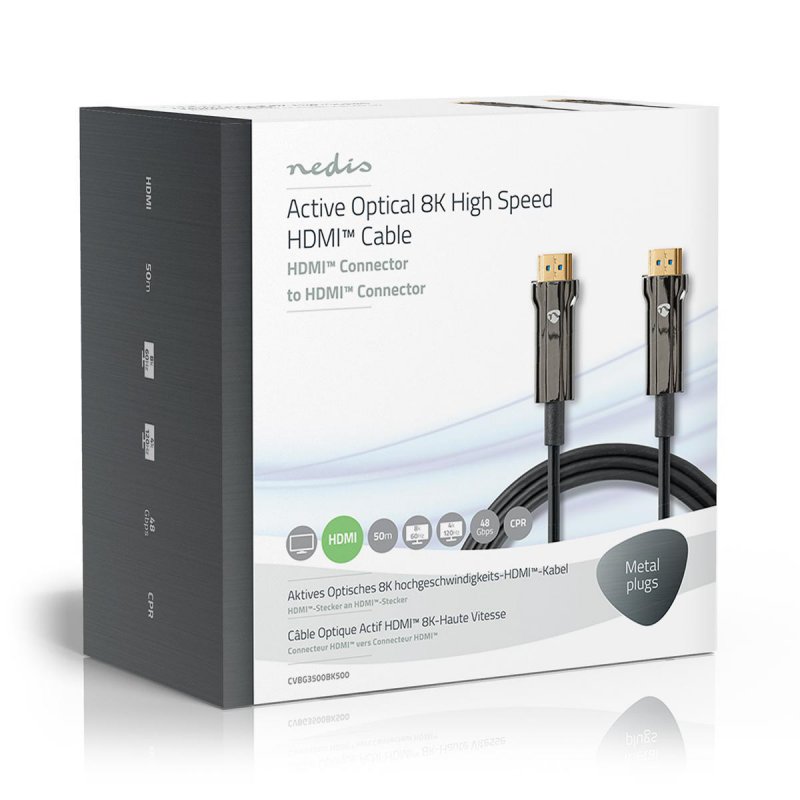 Aktivní Optický Ultra High Speed HDMI™ Kabel s Ethernetem  CVBG3500BK500 - obrázek č. 5