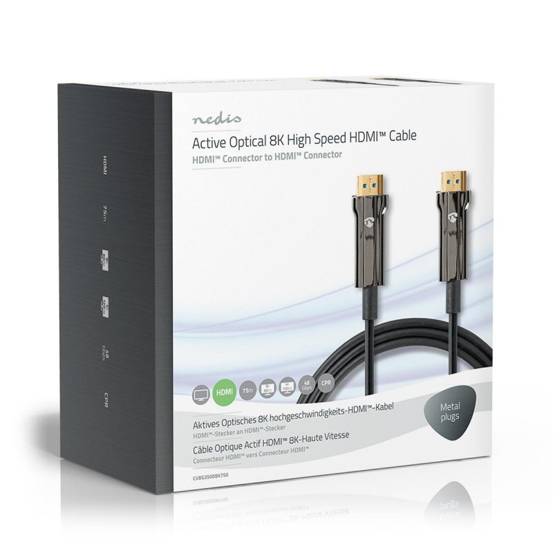 Aktivní Optický Ultra High Speed HDMI™ Kabel s Ethernetem  CVBG3500BK750 - obrázek č. 5