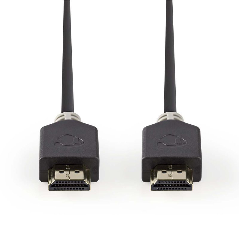 High Speed HDMI™ kabel s Ethernetem | Konektor HDMI ™ | Konektor HDMI ™ | 4K@60Hz | 18 Gbps | 2.00 m | Kulatý | PVC | Antracitov - obrázek č. 1