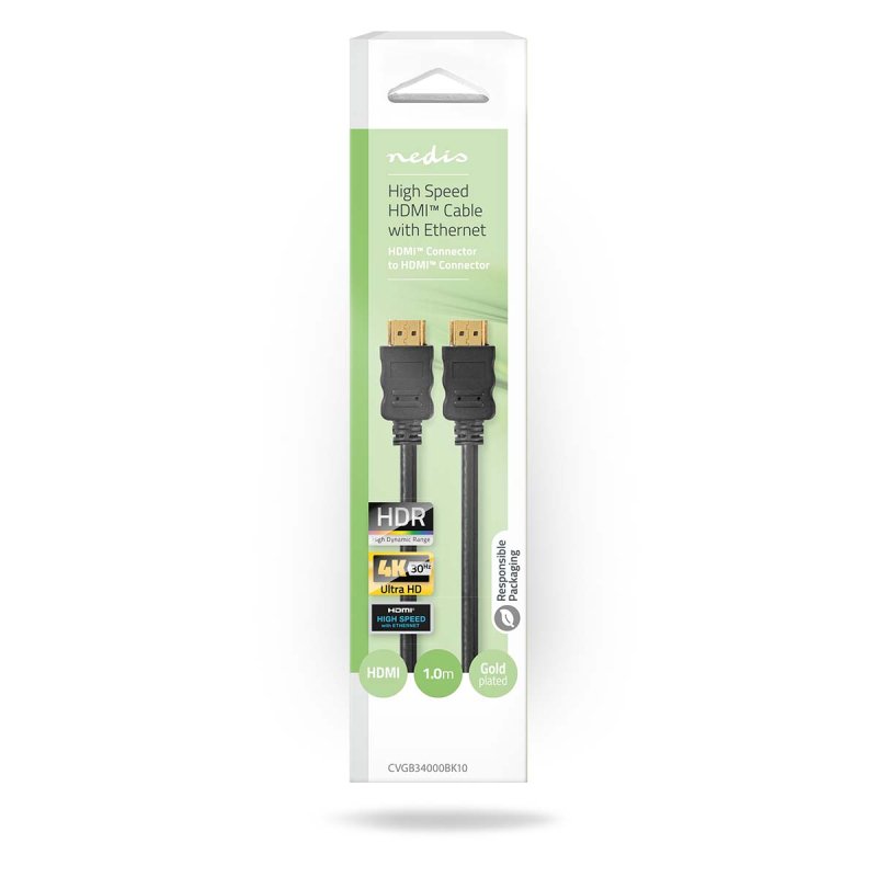 High Speed HDMI™ kabel s Ethernetem  CVGB34000BK10 - obrázek č. 2
