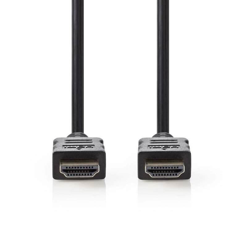 High Speed HDMI™ kabel s Ethernetem | Konektor HDMI ™ | Konektor HDMI ™ | 4K@30Hz | 10.2 Gbps | 15.0 m | Kulatý | PVC | Černá | - obrázek č. 1