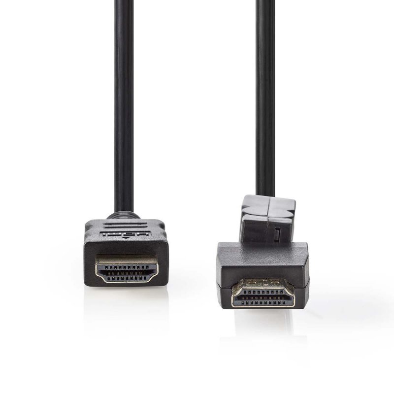 High Speed HDMI™ kabel s Ethernetem | Konektor HDMI ™ | Konektor HDMI ™ | 4K@30Hz | 10.2 Gbps | 1.50 m | Kulatý | PVC | Černá | - obrázek č. 2