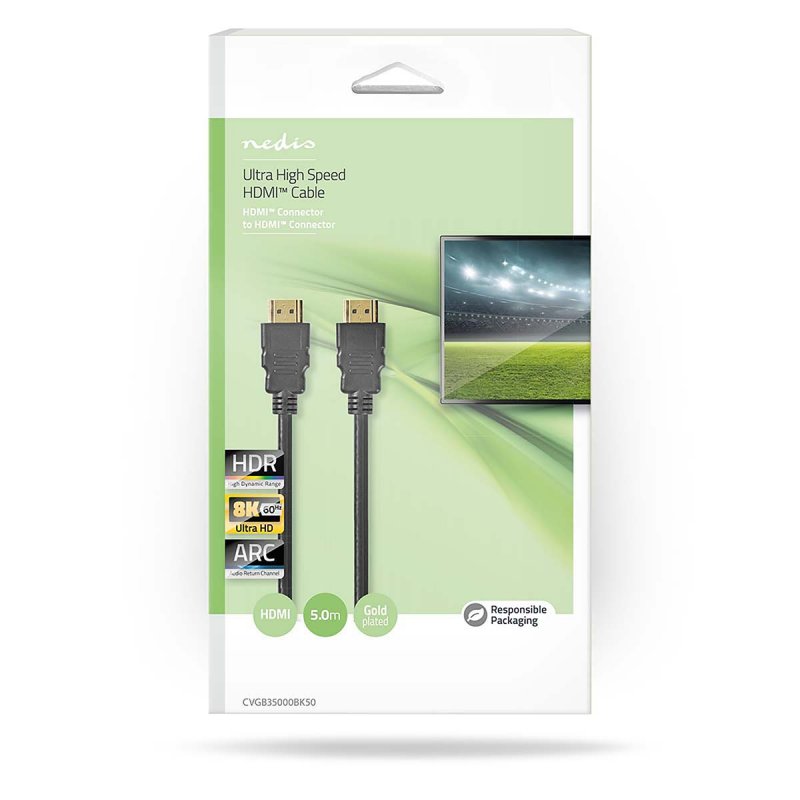 Ultra High Speed HDMI™ Kabel  CVGB35000BK50 - obrázek č. 2