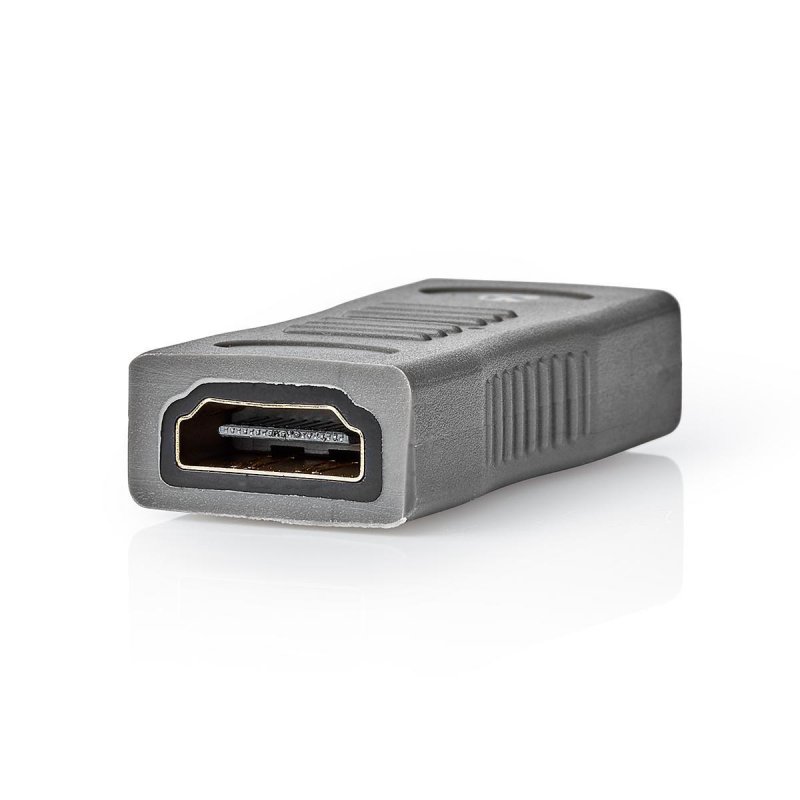 HDMI™ Adaptér | HDMI ™ Zásuvka | HDMI ™ Zásuvka | Pozlacené | Přímý | ABS | Černá | 1 kusů | Box - obrázek č. 5