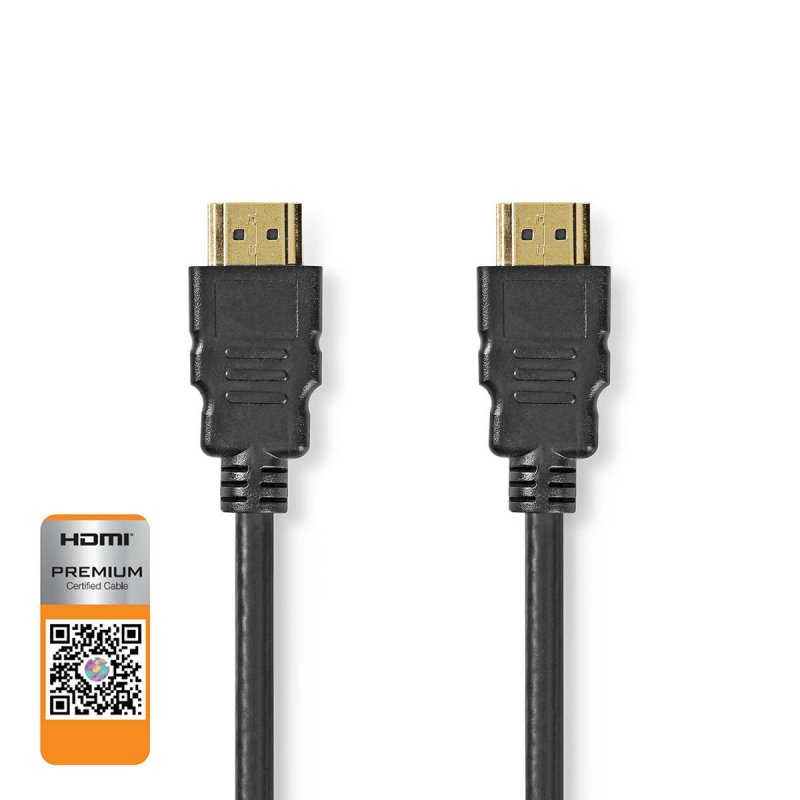 Premium Vysokorychlostní HDMI ™ kabel s Ethernetem  CVGL34050BK05 - obrázek č. 2