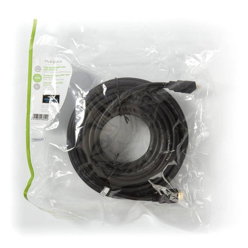 High Speed HDMI™ kabel s Ethernetem | Konektor HDMI ™ | Konektor HDMI ™ | 4K@30Hz | ARC | 10.2 Gbps | 15.0 m | Kulatý | PVC | Če - obrázek č. 3