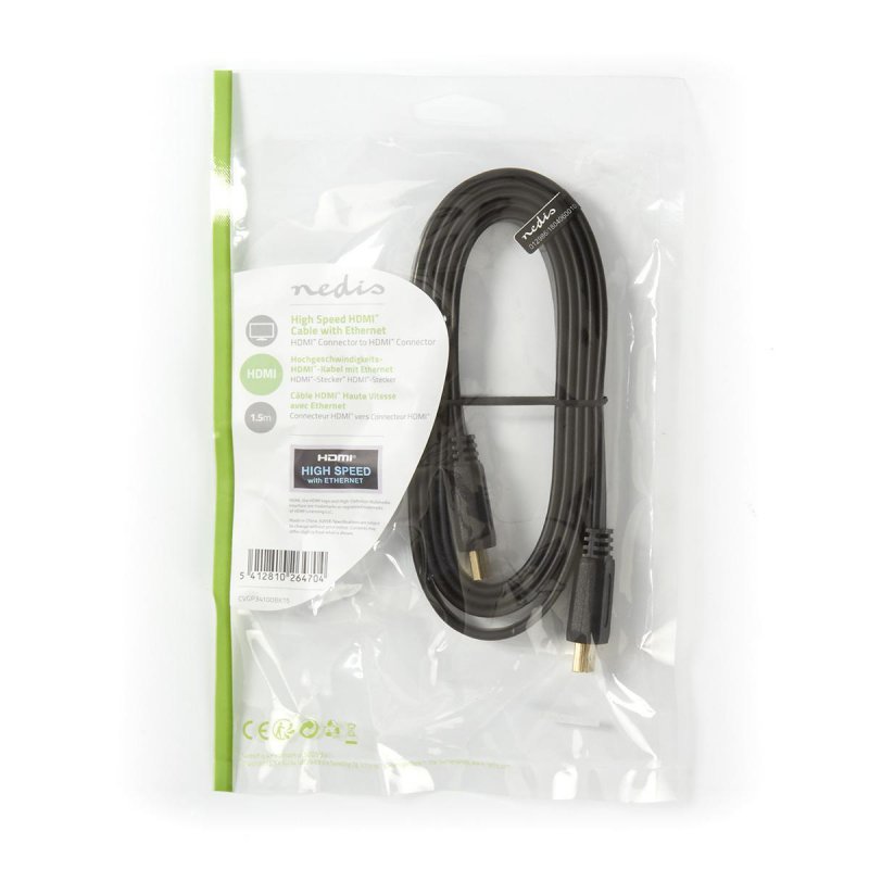 High Speed HDMI™ kabel s Ethernetem  CVGP34100BK15 - obrázek č. 3