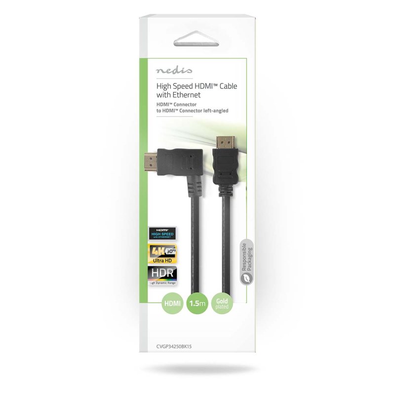 High Speed HDMI™ kabel s Ethernetem  CVGP34250BK15 - obrázek č. 2