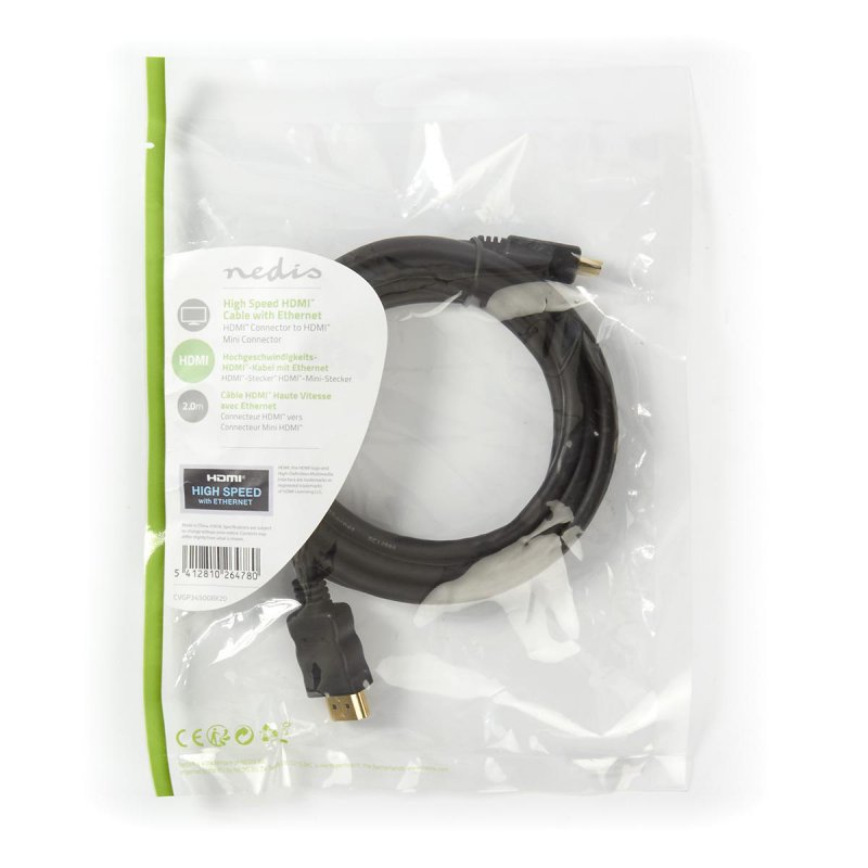 High Speed HDMI™ kabel s Ethernetem  CVGP34500BK20 - obrázek č. 3
