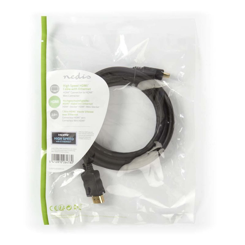 High Speed HDMI™ kabel s Ethernetem  CVGP34500BK20 - obrázek č. 2