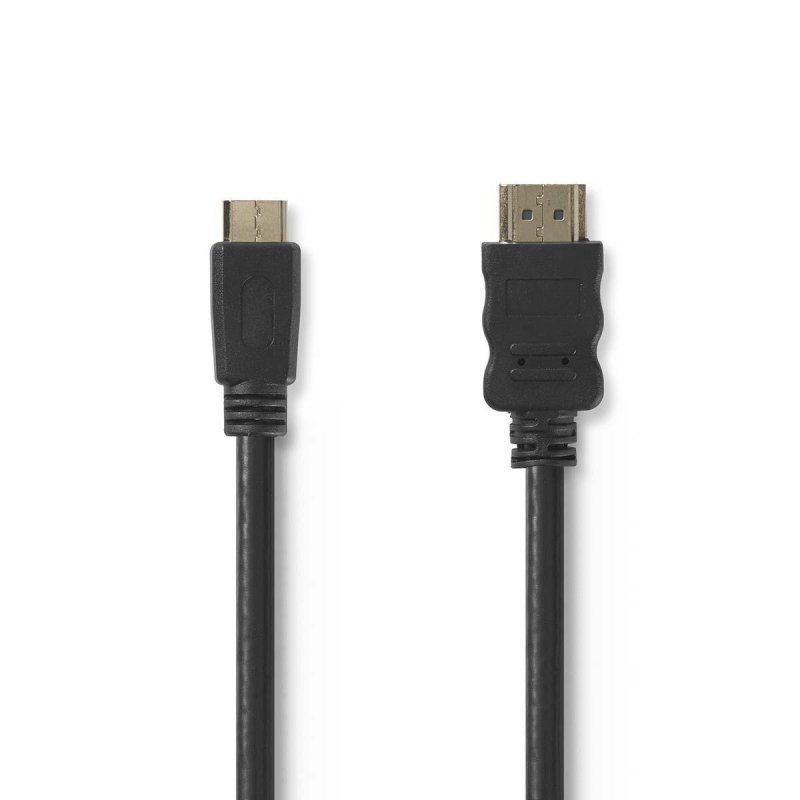 High Speed HDMI™ kabel s Ethernetem | Konektor HDMI ™ | HDMI ™ Mini Connector | 4K@30Hz | 10.2 Gbps | 5.00 m | Kulatý | PVC | Če - obrázek produktu